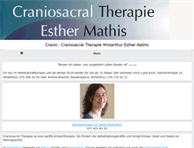 Tablet Screenshot of esthermathis.ch